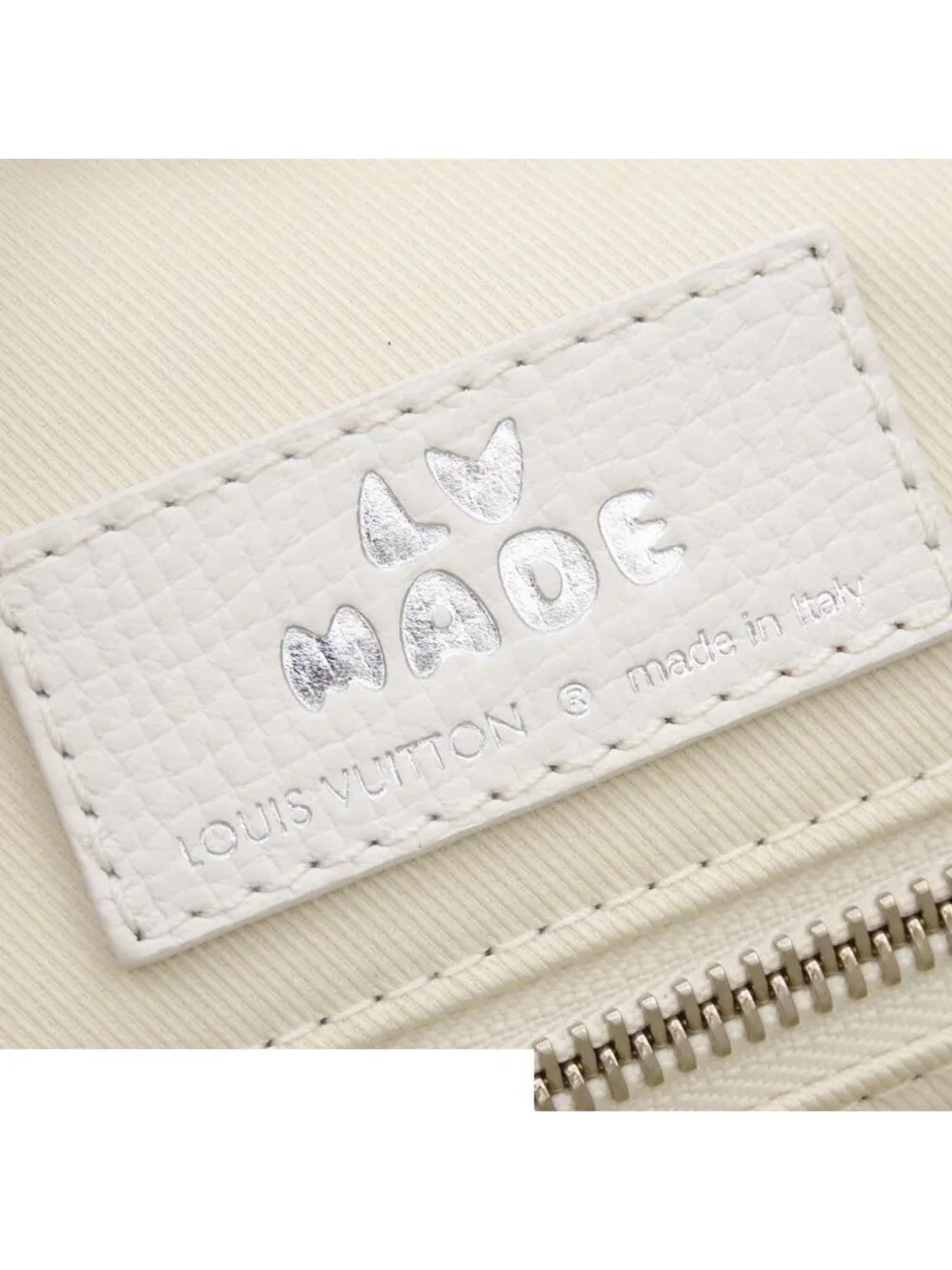 Louis Vuitton Trolley Tote Blanc White Leather Collaboration 2-Way Shoulder Bag